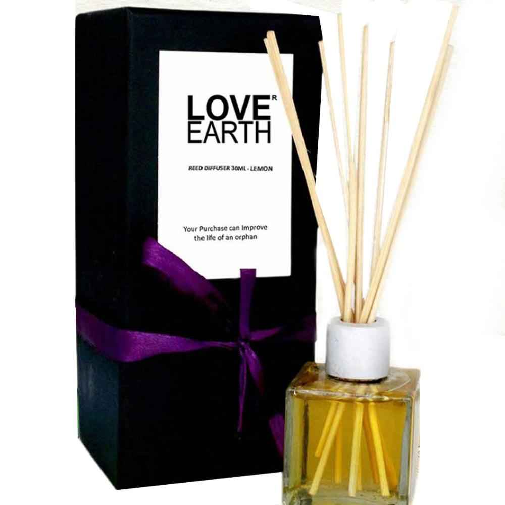 Love Earth Reed Diffuser Lemon Scent Toxin-Light Frangrance 30 ml