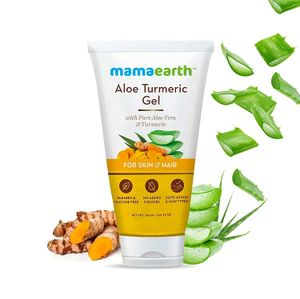 Mamaearth  aloe turmeric gel with pure aloe vera & turmeric for skin & hair(150 ml)