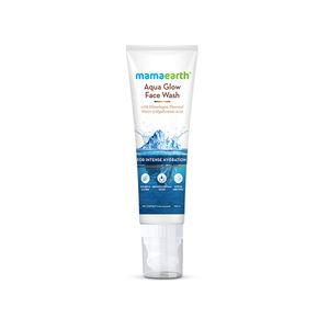 Mamaearth Aqua Glow Face Wash With Himalayan Thermal Water and Hyaluronic Acid for Intense Hydration a€“ 100 ml