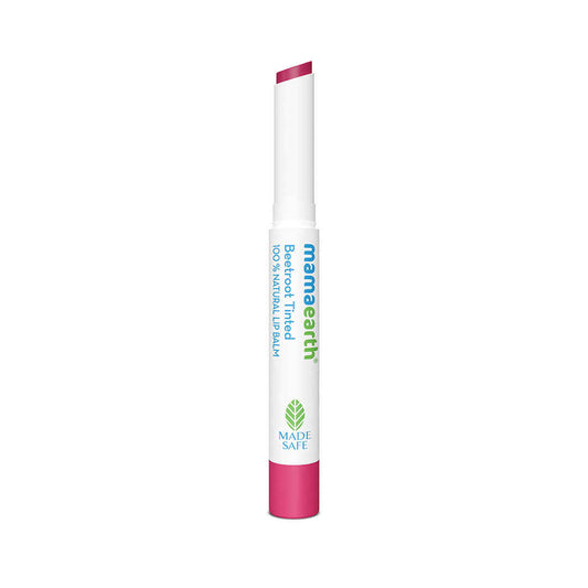Mamaearth Beetroot Tinted 100% Natural Lip Balm with Beetroot and Beeswax for Soft & Supple Lips - 2 gm