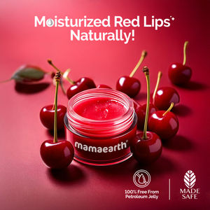 Mamaearth Cherry Moisture Therapy Lip Balm for Dry & Chapped Lips- 15 gm