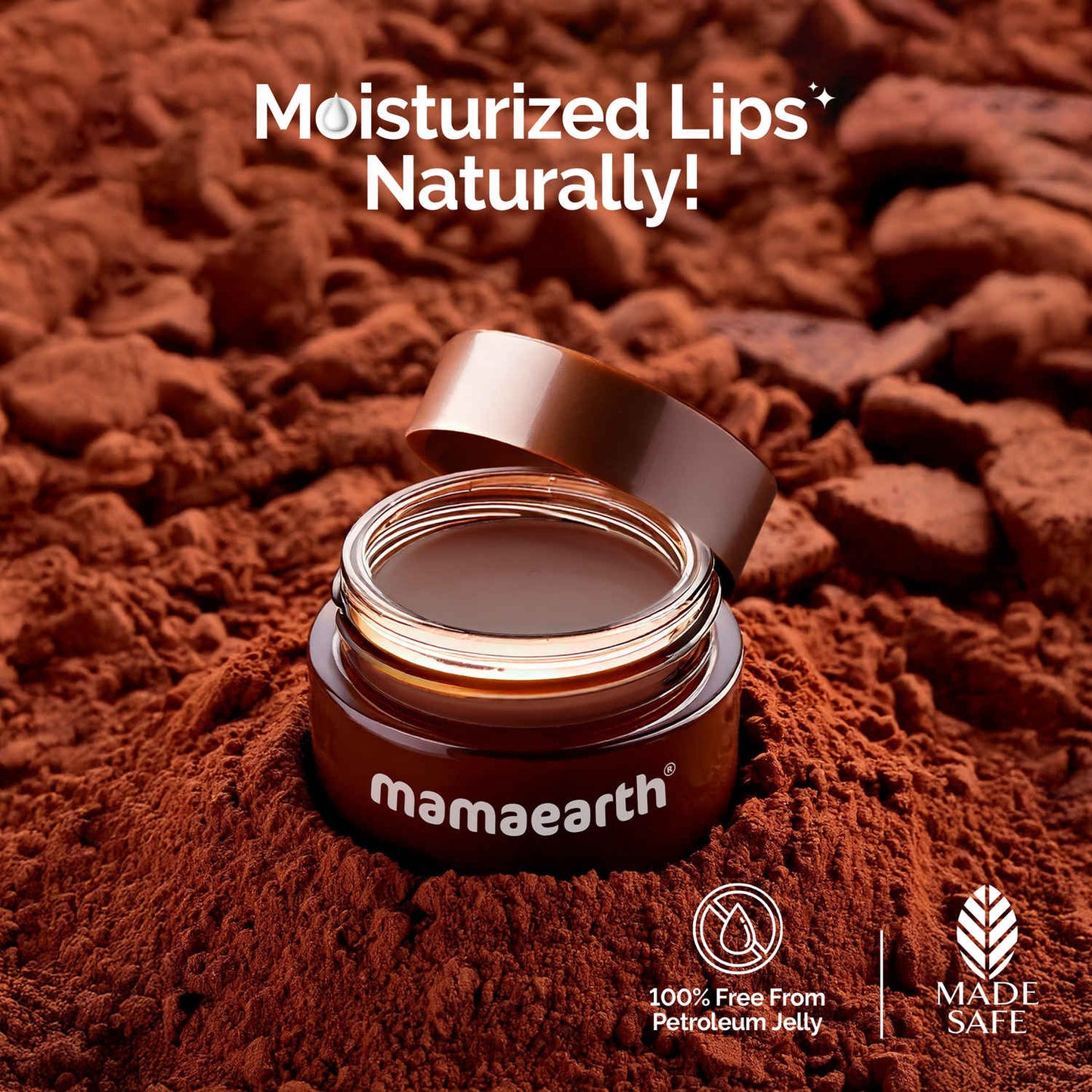 Mamaearth Cocoa Moisture Therapy Lip Balm for Dry & Chapped Lips 15 gm