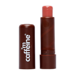 mCaffeine Choco Lip Balm with Berries |Moisturizes Lip for women & men| Heals Dry & Chapped lips | Sheer Pink Tint (4.5 gm)