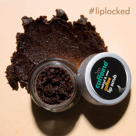mCaffeine Coffee Lip Scrub for Chapped & Pigmented Lips - 100% Vegan