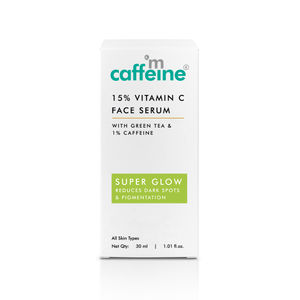 mCaffeine Green Tea Face Serum with Vitamin C 15% - 30 ml