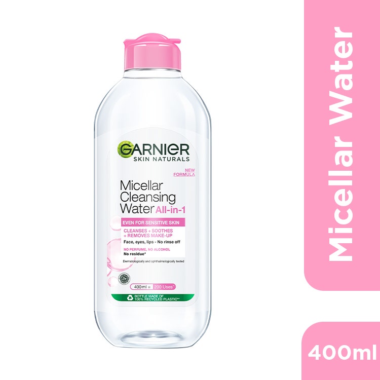 Garnier Skin Naturals Micellar Water Pink 400Ml