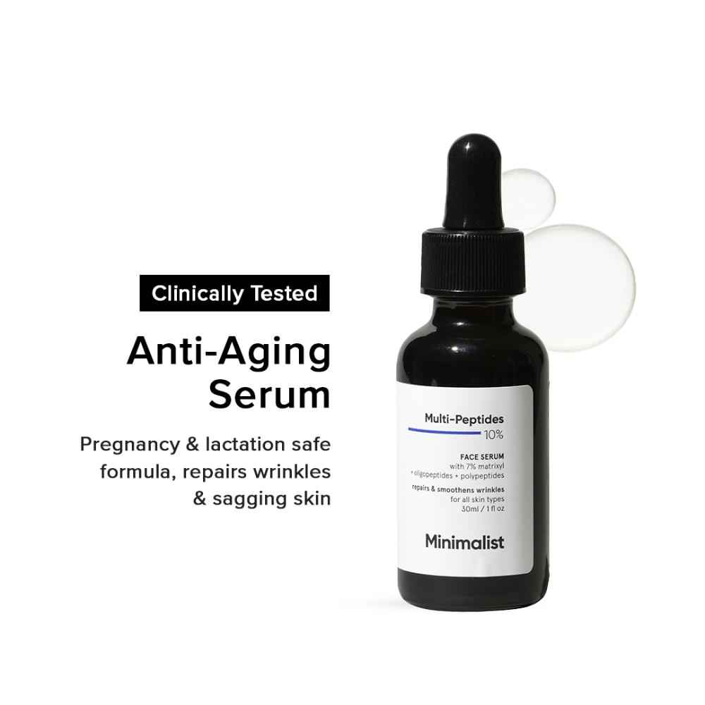 Minimalist 10% multi peptides face serum - 30 ml