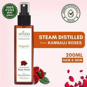 Mystiq Living Rose Water Toner Spray (200 ml)