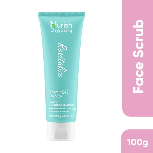 Nurish Organiq Revitalize Vitamin E+C Scrub 100G
