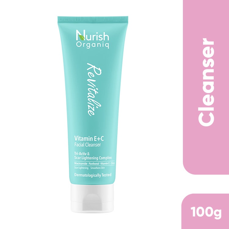 Nurish Organiq Revitalize Vitamin E+C Cleanser 100G