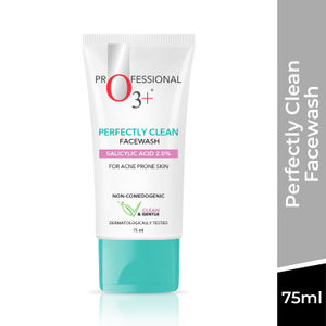 O3+ Perfectly Clean Face Wash with Salicylic Acid 2% For Acne Prone Skin 75 ml