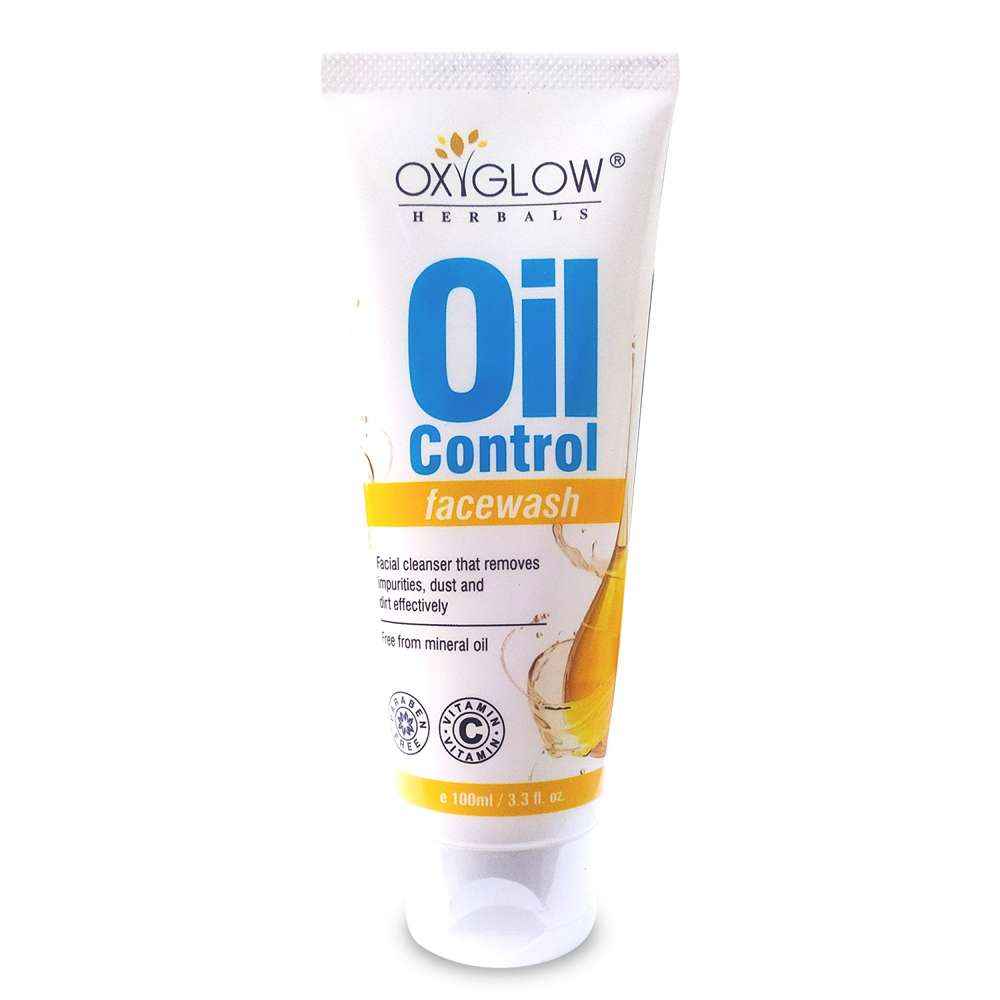 OxyGlow Herbals Anti- Acne Oil Control Face Wash|Restores pH balance| Deeply Cleanses & Removes Bacteria-100 ml,Pack of 1