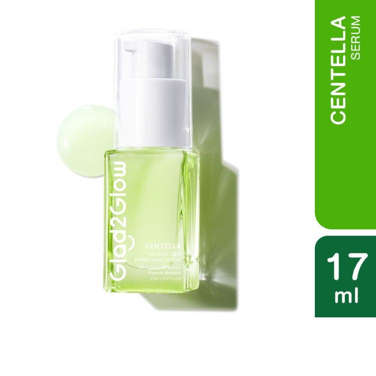 Glad2Glow 2% Centella Salicylic Acid Power Clear Acne Serum 17Ml