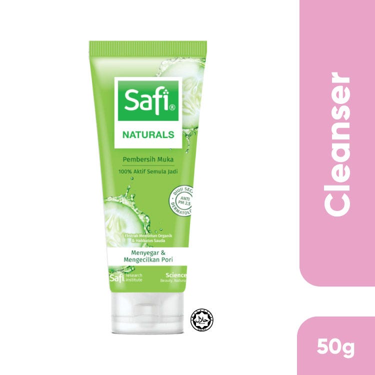 Safi Pembersih Muka Sari Mentimun 50G