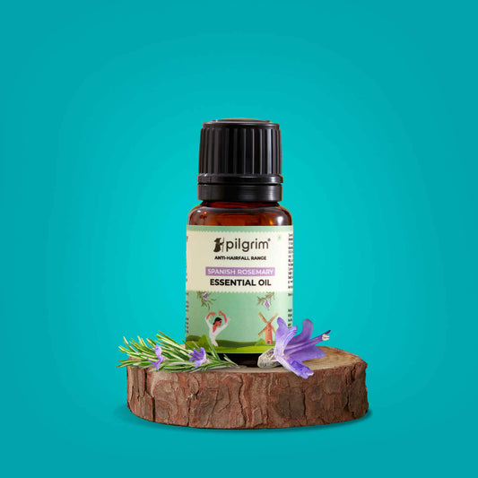 Pilgrim Rosemary Essential Oil for Hair Growth & Hair Fall Control,10 ml, Stimulates Scalp,Reduces Hairfall, For Men & Women