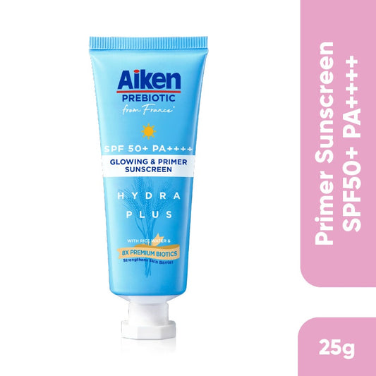 Aiken Prebiotic 8X Premium Biotics Glowing & Primer Sunscreen Spf50+ Pa++++ 25G