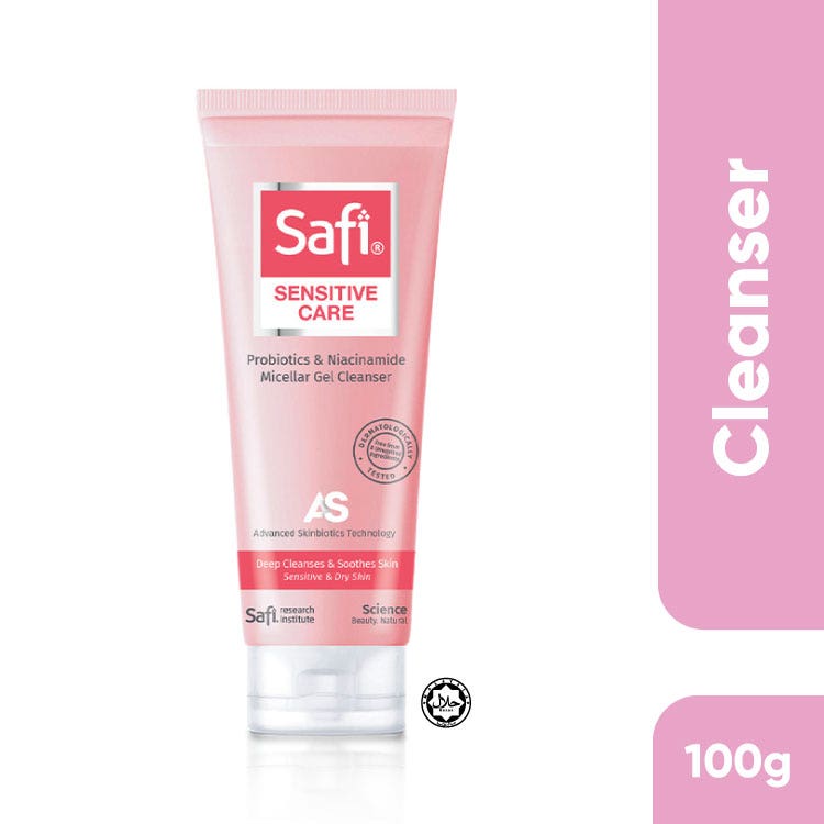 Safi Sensitive Care Probiotics & Niacinamide Gel Cleanser 100G