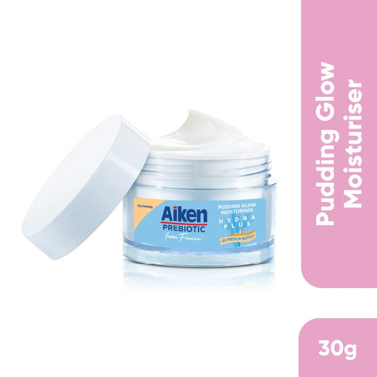 Aiken Prebiotic 8X Premium Biotics Pudding Glow Moisturiser 30G