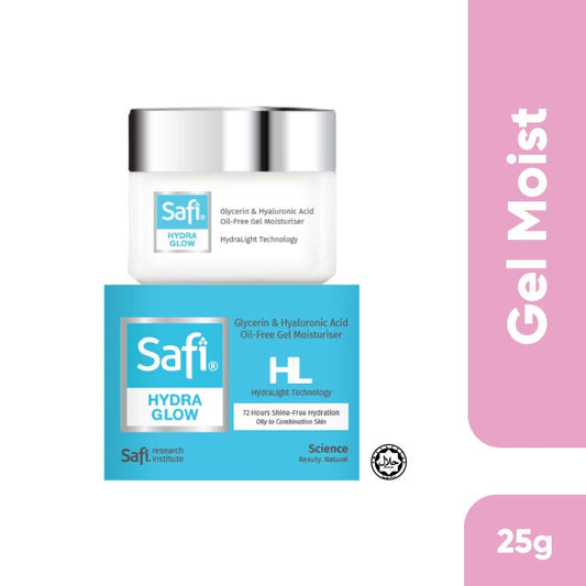 Safi Hydra Glow Hydralight Glycerin & Hyaluronic Acid Oil-Free Gel Moisturiser 25G