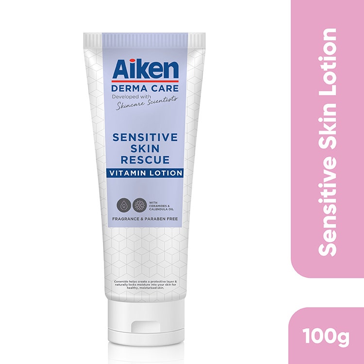 Aiken Derma Care Sensitive Skin Rescue Vitamin Lotion 100G