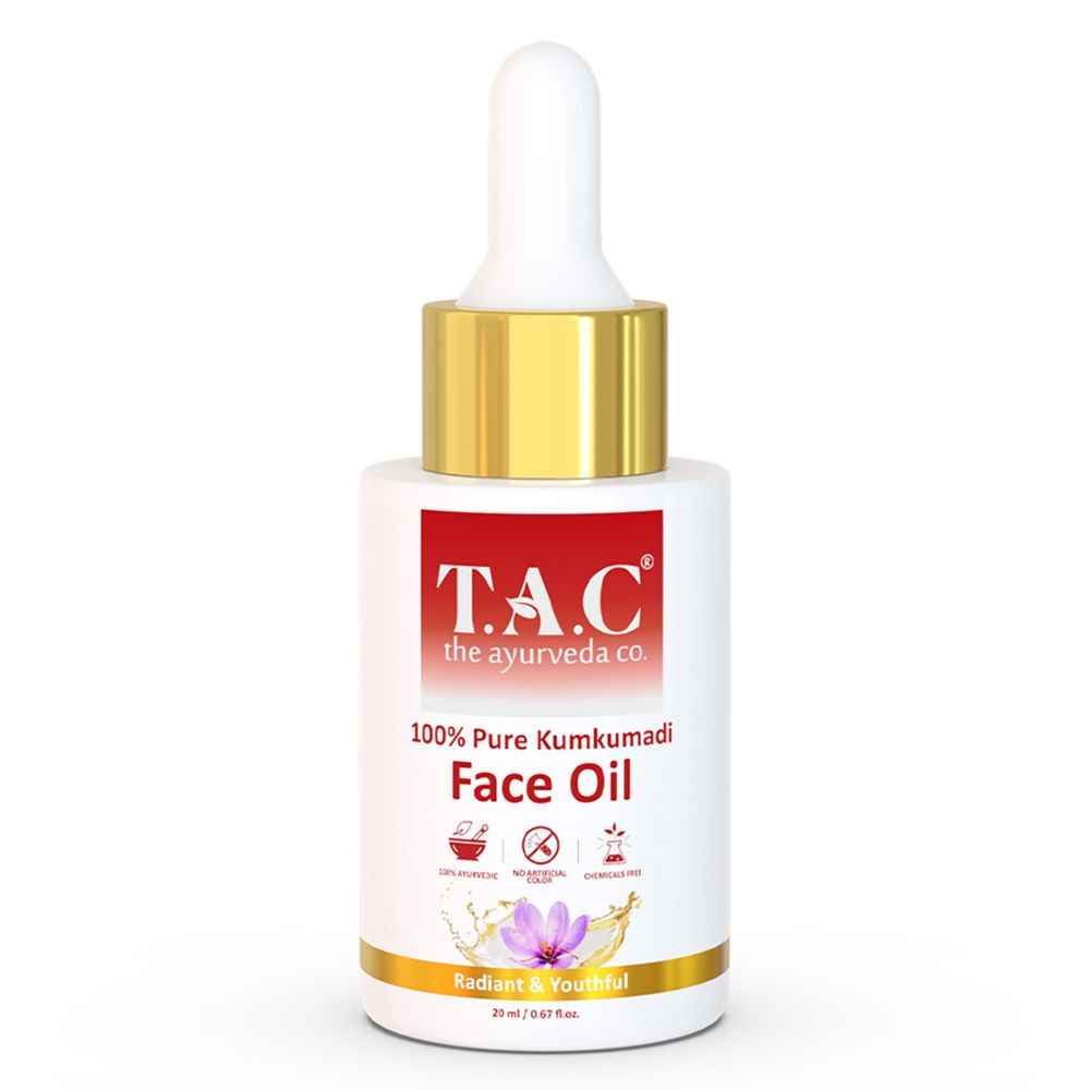 TAC - The Ayurveda Co. 100% pure Kumkumadi Face Oil For Radiant And Youthful Skin - 20 ml