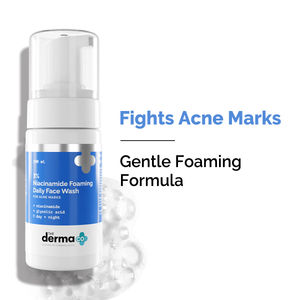 The Derma co. 3% Niacinamide Foaming Face Wash for Acne Marks - (100 ml)