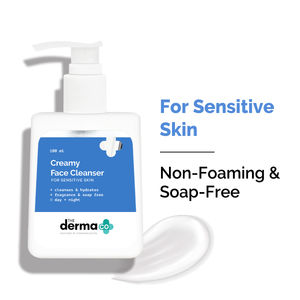 The Derma co. Creamy daily face Cleanser for Sensitive Skin 100 ml
