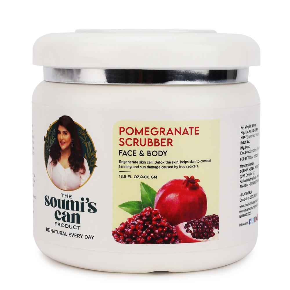 The Soumi'S Can Product Pomegranate Scrubber Face & Body (400 gm)