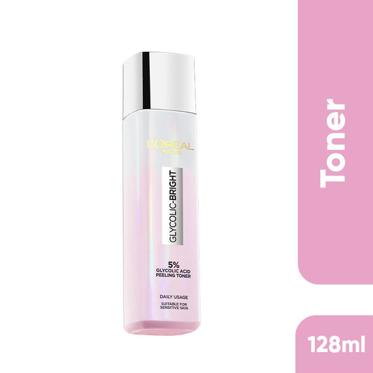 Loreal Paris Glycolic-Bright Peeling Toner 128Ml