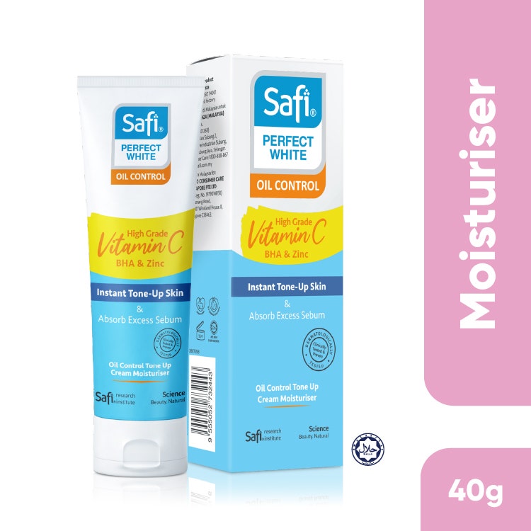 Safi Perfect White Vitamin C Oil Control Tone Up Cream Moisturiser 40G