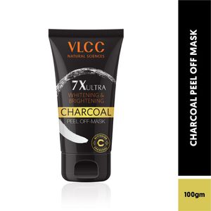 VLCC 7X Ultra Whitening & Brightening Charcoal Peel off Mask (100 g)