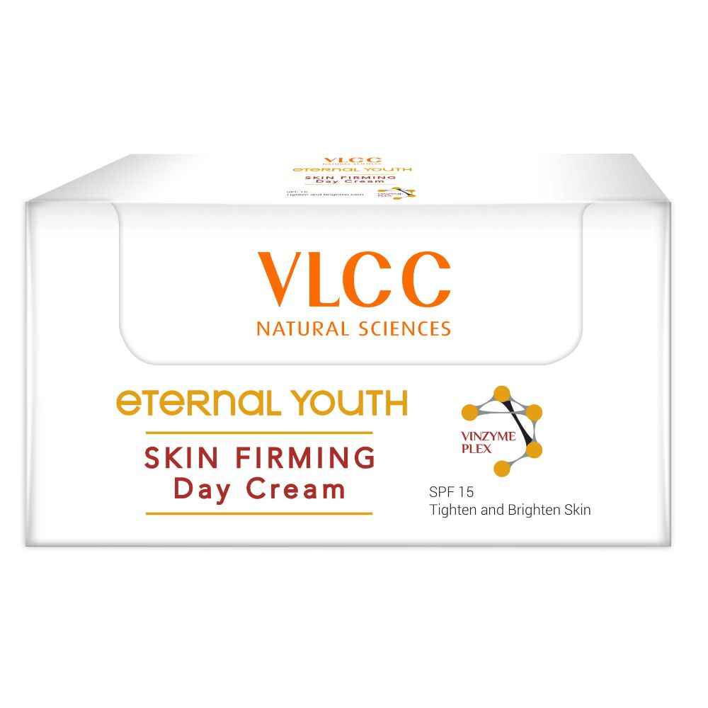 VLCC Eternal Youth Skin Firming Day Cream SPF 15 Tighten and Brighten Skin (50 g)